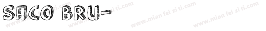 Saco bru字体转换